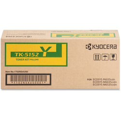 Kyocera Toner Cartridge f/6035/6535, 10,000 Page Yield, Yellow