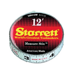L.S. Starrett Sm412w 1/2" x 12' Measure