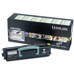 Lexmark 24015SA Return Program Toner, 2500 Page-Yield, Black