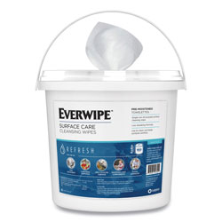 Legacy Everwipe Chem-Ready Dispenser Bucket, 12.63 x 12.63 x 11.5, White, 2/Carton