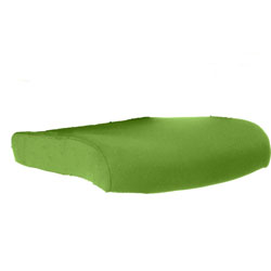 Lorell Mesh Seat Cover, 19 in Length x 19 in Width, Polyester Mesh, Green, 1 Each