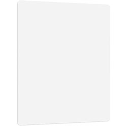 Lorell DIY Frameless Magnetic Glass Board - 36 in (3 ft) Width x 30 in (2.5 ft) Height - White Glass Surface - Aluminum Frame - Rectangle - 1 Each