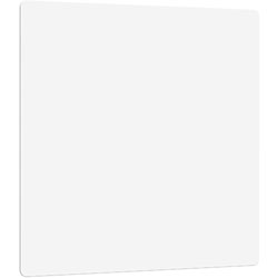Lorell DIY Frameless Magnetic Glass Board - 36 in (3 ft) Width x 36 in (3 ft) Height - White Glass Surface - Aluminum Frame - Rectangle - 1 Each