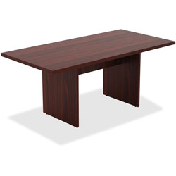 Lorell Rect Conference Table, 36 in x 72 in x 30 in, Mahogany
