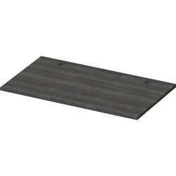 Lorell Worksurface, Rectangular, 47-1/2 in x 23-5/8 in x 1 in, Weathered Charcoal