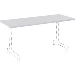 Lorell Table Top, 24 inx60 in, Light Gray