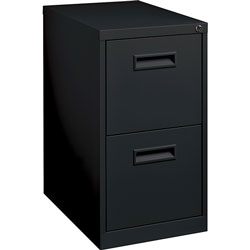 Lorell File/File Pedestal, 15 in x 19 in x 28 in, Black