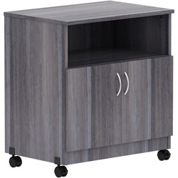 Lorell Deluxe Mobile Machine Stand, 30.5 in Height x 28 in Width x 19.8 in Depth, Countertop, Weathered Charcoal