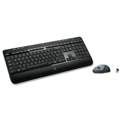 Logitech MK520 Wireless Keyboard + Mouse Combo, 2.4 GHz Frequency/30 ft Wireless Range, Black