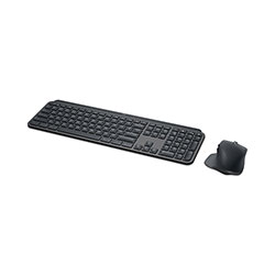 Logitech MX Keys Combo for Business Wireless Keyboard and Mouse, 2.4 GHz Frequency/32 ft Wireless Range, Graphite