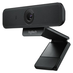 Logitech C925e Webcam, 1920 pixels x 1080 pixels, 2 Mpixels, Black