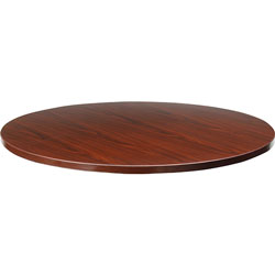 Lorell 87000 Series Conference Table Top, 42"D, Mahogany