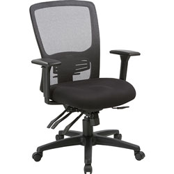 Lorell Chair, High-Back, 28-1/2 inWx28-1/2 inLx45 inH, Black
