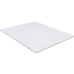 Lorell Chairmat, Tempered Glass, 48 inWx60 inLx1/4 inH, Clear