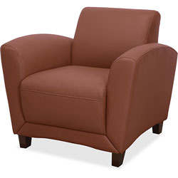 Lorell Club Chair, 34-1/2 in x 36 in x 31-1/4 in, Tan