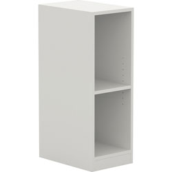 Lorell White Single Cubby/Locker Storage Base, 11.8 in x 17.8 in Depth x 34.4 in Height, White