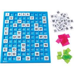 Learning Resources Number Board Set, 120 Pcs, Ast