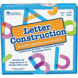 Learning Resources Letter Construction Activity Set, Pre K+, Ast