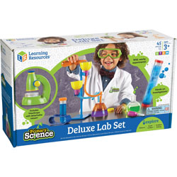 Learning Resources Deluxe Lab Set, 10-1/5 inWx17-1/2 inLx5-3/5 inH, Multi