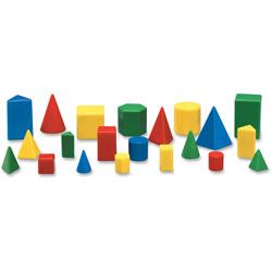 Learning Resources Mini GeoSolids Shapes Set, 8 Pieces, Ast
