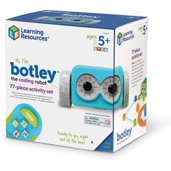 Learning Resources Activity Set, Coding Robot, 9 inWx9 inLx6-1/5 inH