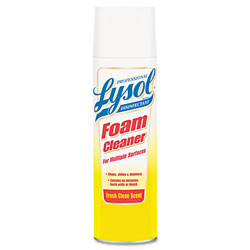 Lysol Disinfectant Foam Cleaner, 24oz Aerosol, 12/Carton