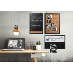 MasterVision™ Black & White Message Board Set, Assorted Sizes & Colors, 3/Set