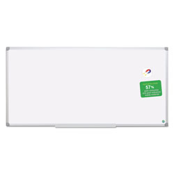MasterVision™ Earth Dry Erase Board, White/Silver, 48 x 96