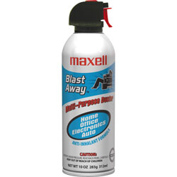 Maxell Canned Air, Nonflammable, 10 oz.