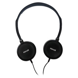 Maxell HP-200 Stereo Headphones, Silver
