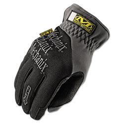 Mechanix Wear FastFit Work Gloves, Black/Gray, Large