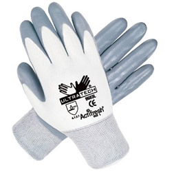 Memphis Glove 13 Ga Nylon Shell 100% Nitrile Dip Palm/fingers