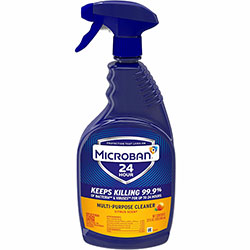 Microban Multi-Purpose Cleaner, Citrus Scent, Spray, 32 fl oz (1 quart), Citrus Scent