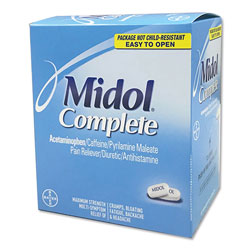 Midol® Complete Menstrual Caplets, Two-Pack, 30 Packs/Box