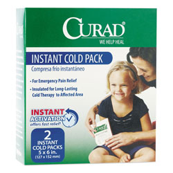Curad Instant Cold Pack, 2/Box