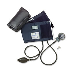 Medline Sphygmomanometer, Adult, Handheld, Blue