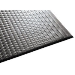 Millennium Mat Company Air Step Antifatigue Mat, Polypropylene, 36 x 144, Black