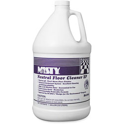 Misty Optimax Neutral Floor Cleaner, 4/CT, Lemon Scent, GN