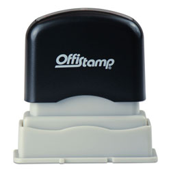 Offistamp® Pre-Inked Message Stamp, FILE, 1.63 in x 0.38 in, Red Ink