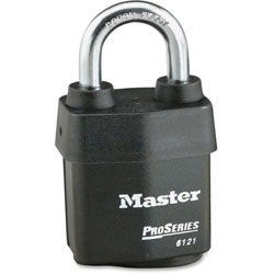 Master Lock Company Rekeyable Padlock, Pro Series, Weather Touch, 2.125 inWide, BK