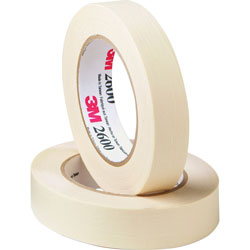 Highland Economy Masking Tape, 3 in Core, 0.94 in x 60.1 yds, Tan