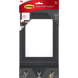 Command® Dry-Erase Message Center, 11.2 in Height x 6.8 in Width x 1.5 in Depth, Slate