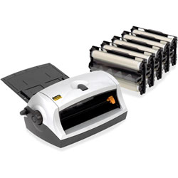 Scotch™ 8.5” Heat-Free Laminator with 5 DL961 Cartridges, 8.5 in Max Document Width, 9.2 mil Max Document Thickness