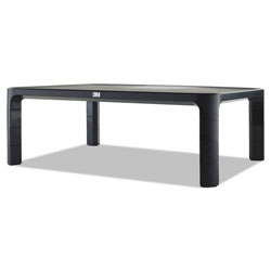 3M Adjustable Monitor Stand, 16 x 12 x 1 3/4 to 5 1/2, Black