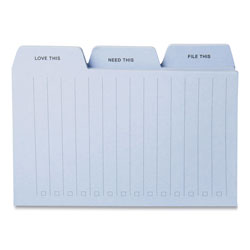 3M Planner Tab Adhesive Notes, 3 x 4, Blue, 30-Sheet, 3 Pads/Pack
