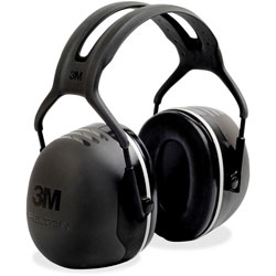 3M Earmuff Headband, Peltor X5, 31dB NRR, Black