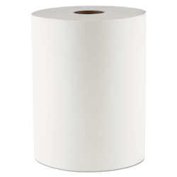 Morcon Paper 10 Inch TAD Roll Towels, 1-Ply, 10 in x 550 ft, White, 6 Rolls/Carton