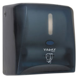 Morcon Paper Valay 10 Inch Roll Towel Dispenser , 13 1/4 x 14 1/4 x 9, Black
