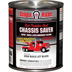 Magnet Paints Chassis Saver Paint, Stops and Prevents Rust, Gloss Black, 1 Quart Can