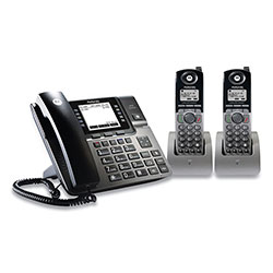 Motorola 1-4 Line Wireless Phone System Bundle, 2 Additional Cordless Handsets